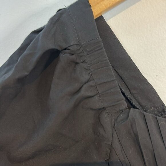 Yasdanube Smocked Wrap Crop Top Black Medium - Picture 9 of 9